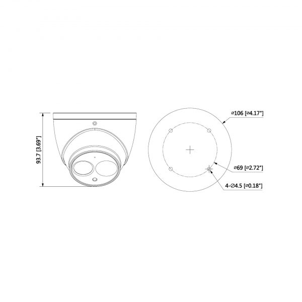 دوربین دام داهوا مدل HAC-HDW1200EM-A - Image 4