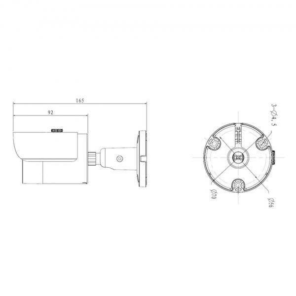 دوربین بولت داهوا مدل IPC-HFW1320S - Image 3